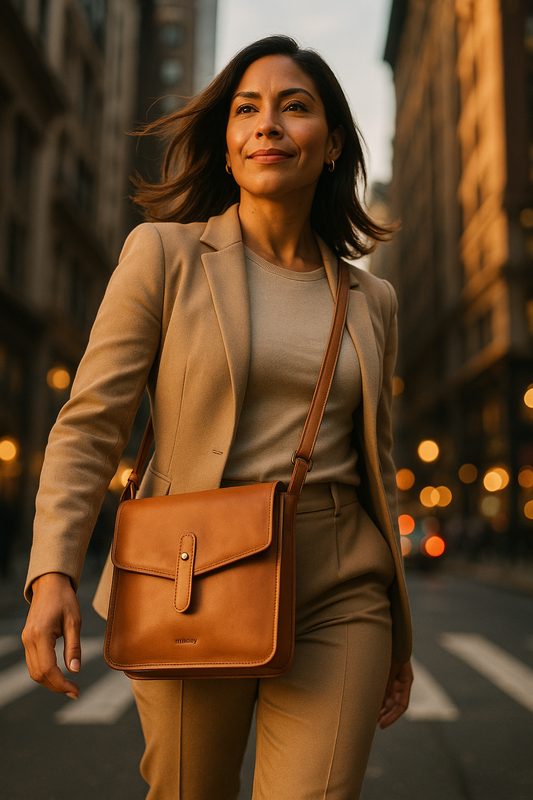 Liana™ – La bolsa que protege tu mundo y refleja tu estilo.